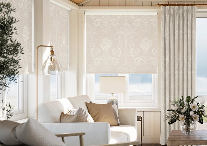 Laura Ashley Josette, Dove Grey - Twist&Fit Roller Blind - Image 3